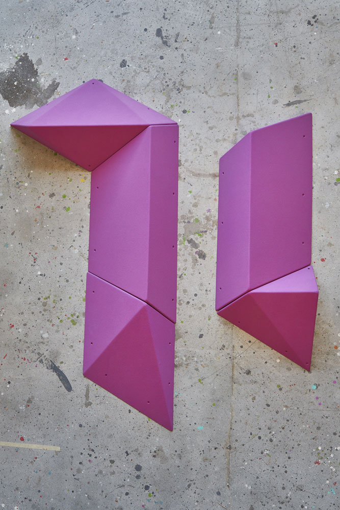 Rhomboids | Rhomboids Extension // 4 Rhomboids sind in die Länge gezogen (Kante 750mm / 1000mm)  | blocform | objects to climb