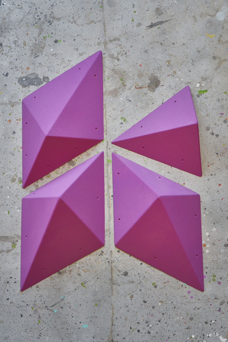 Rhomboids | Rhomboids Flat // 4 Rhomboids mit flachen Winkeln | blocform | objects to climb