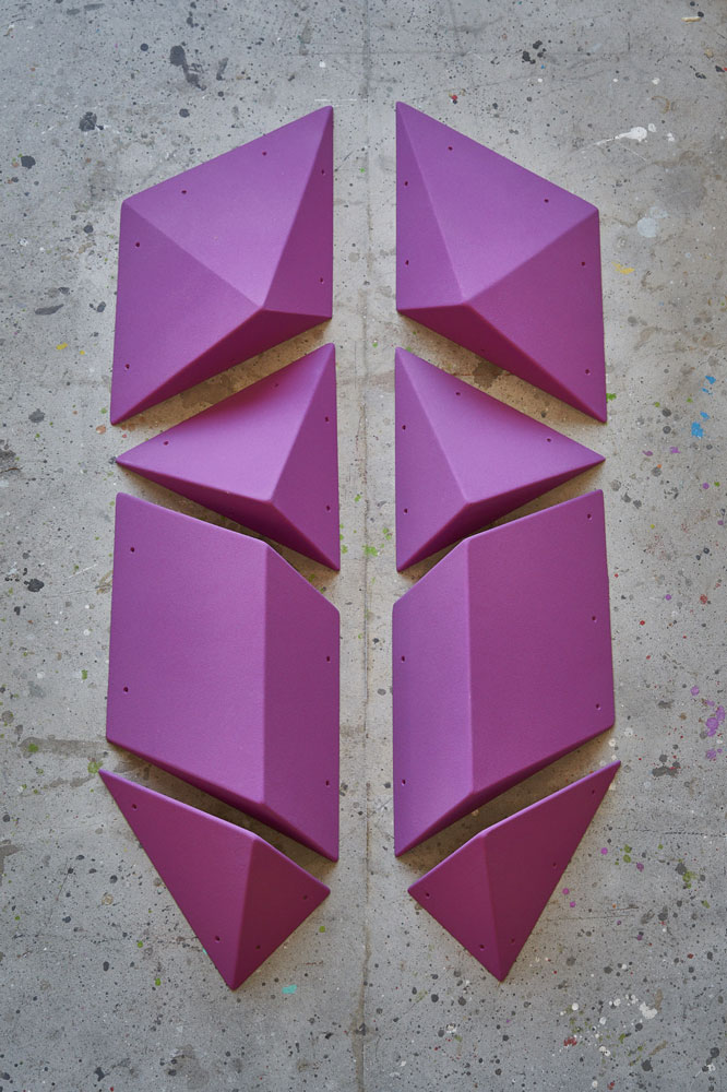 Rhomboids | Rhomboids Standard // 8 Stück  4 Basiselemente gespiegelt | blocform | objects to climb