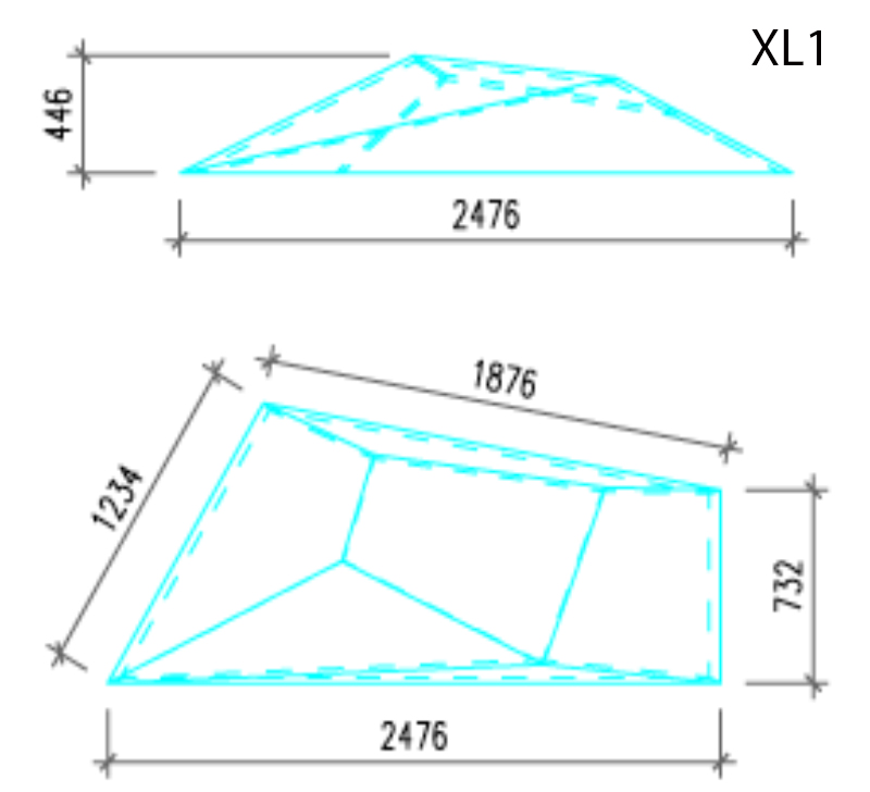Freeform | Freeform XLarge // Kantenlänge maximal 250 cm // Oberfläche 2.2 bis 3.0 m2 | blocform | objects to climb